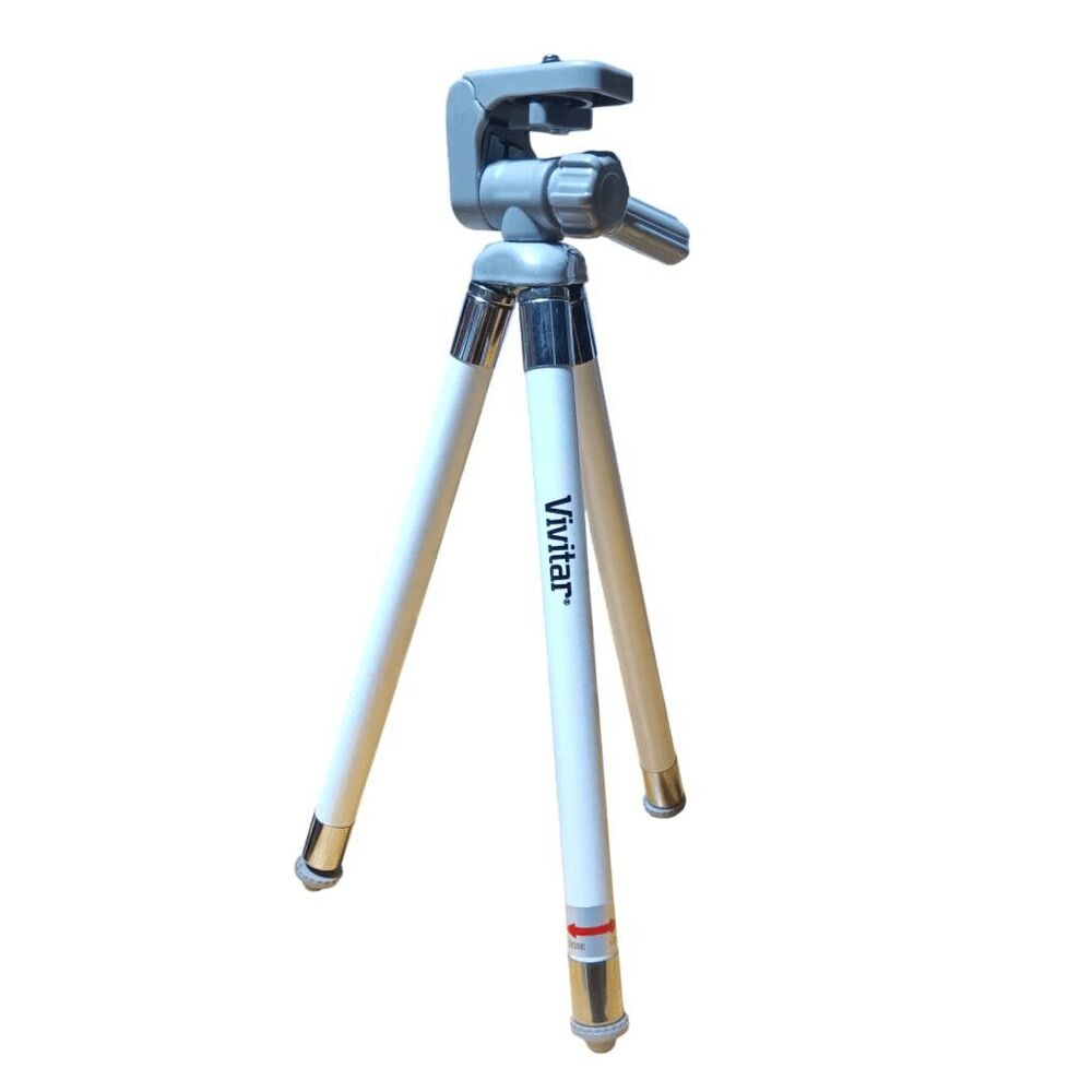 Vivitar 8 Section Camera Tripod VIV-MPT-150W White
